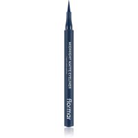 flormar Midnight Matte Eyeliner linka na oči vo fixke s matným efektom odtieň 03 Dark Blue 1 ml