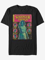 ZOOT.Fan Netflix Komiksová obálka Stranger Things Póló Fekete