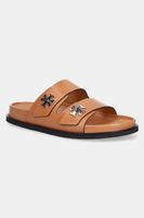 Tory Burch șlapi de piele T Lock Sport Slide