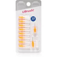 Herbadent UBrush! nadomestne medzobne ščetke 0,8 mm Orange 10 kos