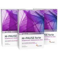 M-Pause 3er Pack gegen Wechseljahresbeschwerden - reduziert Hitzewallungen um 4x. 100% natürlich und hormonfrei. Mit Hopfen- und Rotklee | Sensilab