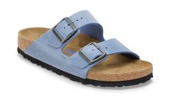 Birkenstock Arizona Soft Footbed Natural Leather Oiled Narrow Fit Unisex - Sandale Birkenstock - Plava - 1030864-5 - Size: 5