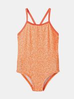 Orange Girls Patterned One Piece Swimwear name it Felisia - Unisex