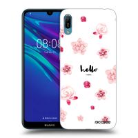 Silikónový čierny obal pre Huawei Y6 2019 - Hello there