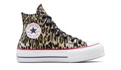 Converse Chuck Taylor All Star Lift Platform Leopard Ženy - Tenisky Converse - Černá - A15462C-4.5 - Size: 4.5