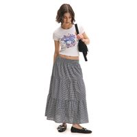 Cropp - Languotas sijonas - juoda