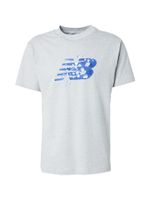 new balance Majica  plava / svijetloplava / svijetlosiva