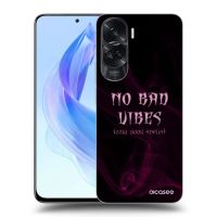 Silikónový čierny obal pre Honor 90 Lite 5G - No bad vibes