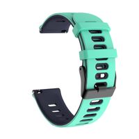 SPORTY Zamenljivi silikonski pašček Garmin Venu 2 / Vivoactive 4 zeleno-modra