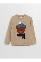 LC Waikiki LCW baby Crew Neck Long Sleeve Knitwear Baby Boy Sweater