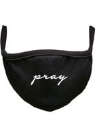 Black Face Mask Pray Wording