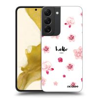 Silikónový prehľadný obal pre Samsung Galaxy S22 5G - Hello there