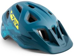 Children's helmet MET Eldar Camo blue