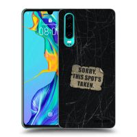 Silikónový čierny obal pre Huawei P30 - SORRY