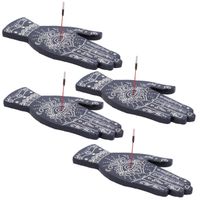 stojak na kadzidełka (zestaw 4szt) Hamsa Hand