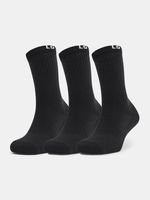 Under Armour Core Crew Socken 3 Paar Schwarz