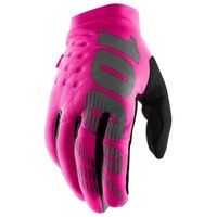 Dámské cyklo a motokrosové rukavice 100% Brisker Women's růžová/černá XL