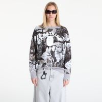 Φούτερ A BATHING APE Tree Edge Camo College Relaxed Fit Crewneck Sweatshirt UNISEX White XL