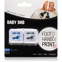 Baby Dab Foot & Hand Print Blue & Grey barva za otroške odtise 2 kos