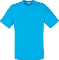 Fruit of the Loom Základní pánské bavlněné tričko Valueweight T střední gramáž, 165 g/m Barva: modrá azurová, Velikost: L F140