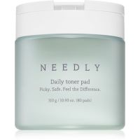 NEEDLY Daily Toner Pad peelingové pleťové tamponky pro mastnou a problematickou pleť 80 ks