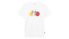 Dedicated T-shirt Stockholm Paper Cut Bike White Pánske - Tričká Dedicated - Biela - 22805-L - Size: L