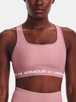 Under Armour Podprsenka UA Crossback Mid Bra-PNK - Dámské
