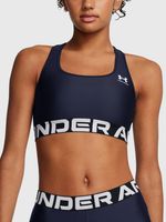 Under Armour UA HG Mid Branded Sutien Albastru