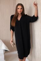 Kesi Włoski V-neck dress black
