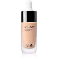 KIKO Milano Skin Lover Intensive Serum Foundation długotrwały podkład w płynie o działaniu nawilżającym odcień 2WR Warm Rose 20 ml