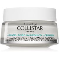 Collistar Attivi Puri Hyaluronic Acid + Ceramides Aquagel vlažilna gel krema s posvetlitvenim učinkom s hialuronsko kislino 50 ml