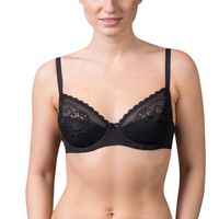 Bellinda 
DAILY LACE BRA - Dámska čipkovaná podprsenka s kosticou - čierna