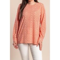 Bluse Mit Print In Übergröße, Rot