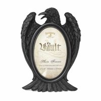 dekoracja (ramka na zdjęcia) ALCHEMY GOTHIC - Black Raven