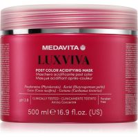 Medavita LUXVIVA Post Color Acidifying Mask ošetřující maska pro barvené vlasy 500 ml