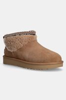 UGG Semišové snehule UGG Classic Ultra Mini Maxi Curly