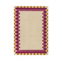 Flair Rugs VLNENÝ KOBEREC, 200/290 cm žltá, ružová
