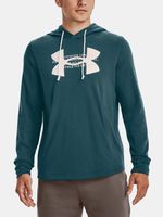 Under Armour UA Rival Terry Logo Hoodie Melegítő felső Zöld