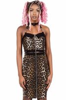 Damska sukienka KILLSTAR - Man Zjadacz Midi - LEO XL