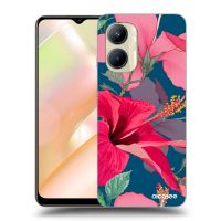 Silikónový čierny obal pre Realme C33 (2023) - Hibiscus