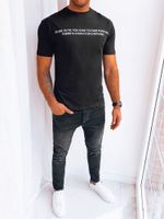 Men's T-shirt with black print Dstreet