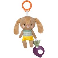 Taf Toys Hanging Toy Jenny the Bunny κρεμαστό παιχνίδι δραστηριοτήτων με έντονα χρώματα με μασητικό 1 τμχ