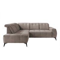 Livetastic ROHOVÁ SEDAČKA, textil, sivohnedá