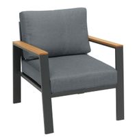 Ambia Garden KRESLO NA TERASU, drevo, kov, textil