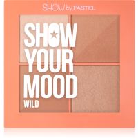 Pastel Show Your Mood paleta rdečil odtenek Wild 4x4.3 g