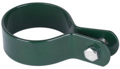 Objímka Strend Pro METALTEC, 48 mm, zelená, RAL6005, na okrúhly stĺpik, bal. 5ks