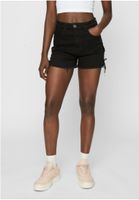 Women's High Waisted Denim Shorts Black Washed