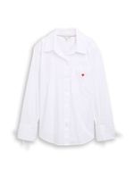 TOM TAILOR Bluza  crvena / bijela
