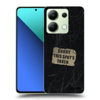 Silikónový prehľadný obal pre Xiaomi Redmi Note 13 5G - SORRY