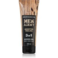 Dermacol Men Agent Sensitive Feeling gel za tuširanje 3 u 1 250 ml